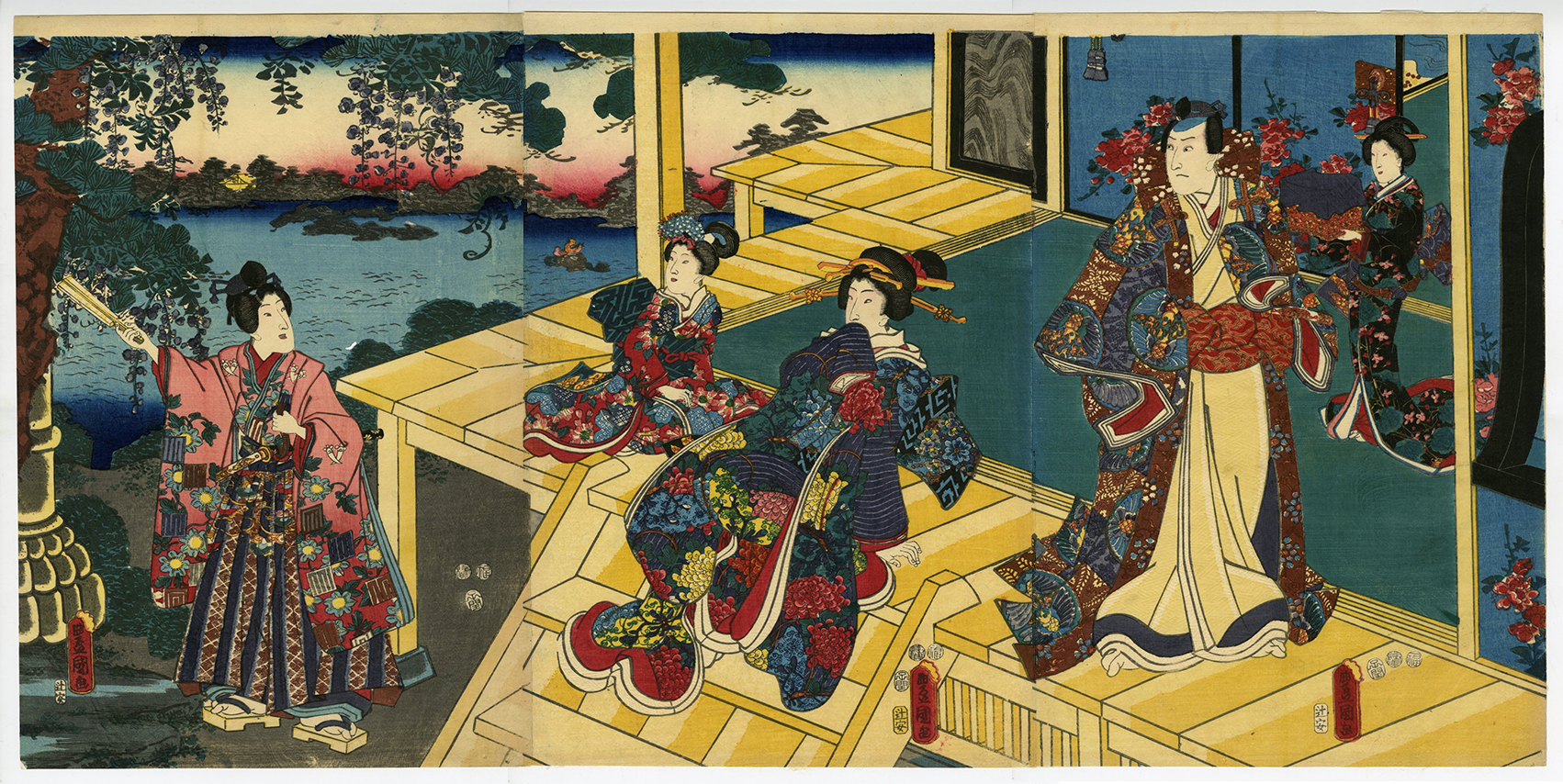 竜そば Toyokuni III (Kunisada) - Actor Sawamura Sojiro III as