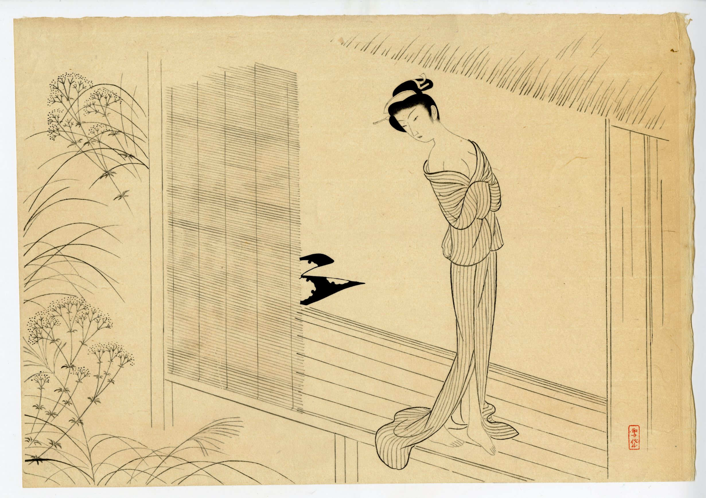 タイムセール・代表作『森の中で挙式」油彩画yuriko sejimo 世界6%内