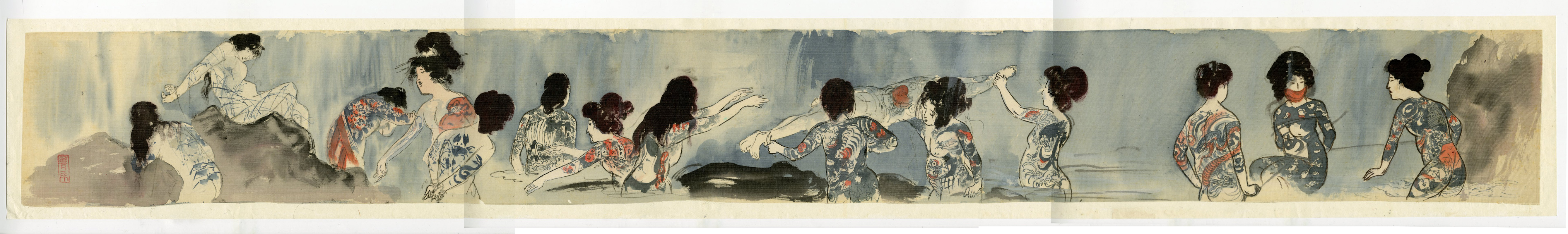 Ito Seiu - Sado-erotic Painting - Kakejiku,Painting - Ukiyoe