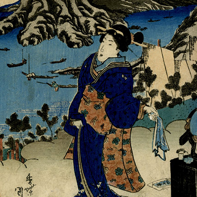 EDOYA Original drawing 水墨376 ♥️春待つ値引きです。 TOP - Ukiyoe