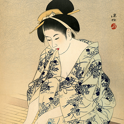 Ito Shinsui - Firefly Catching - Modern Prints - Ukiyoe